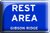 Rest Areas USA Logo Your Guide to Rest Stops Across the USA